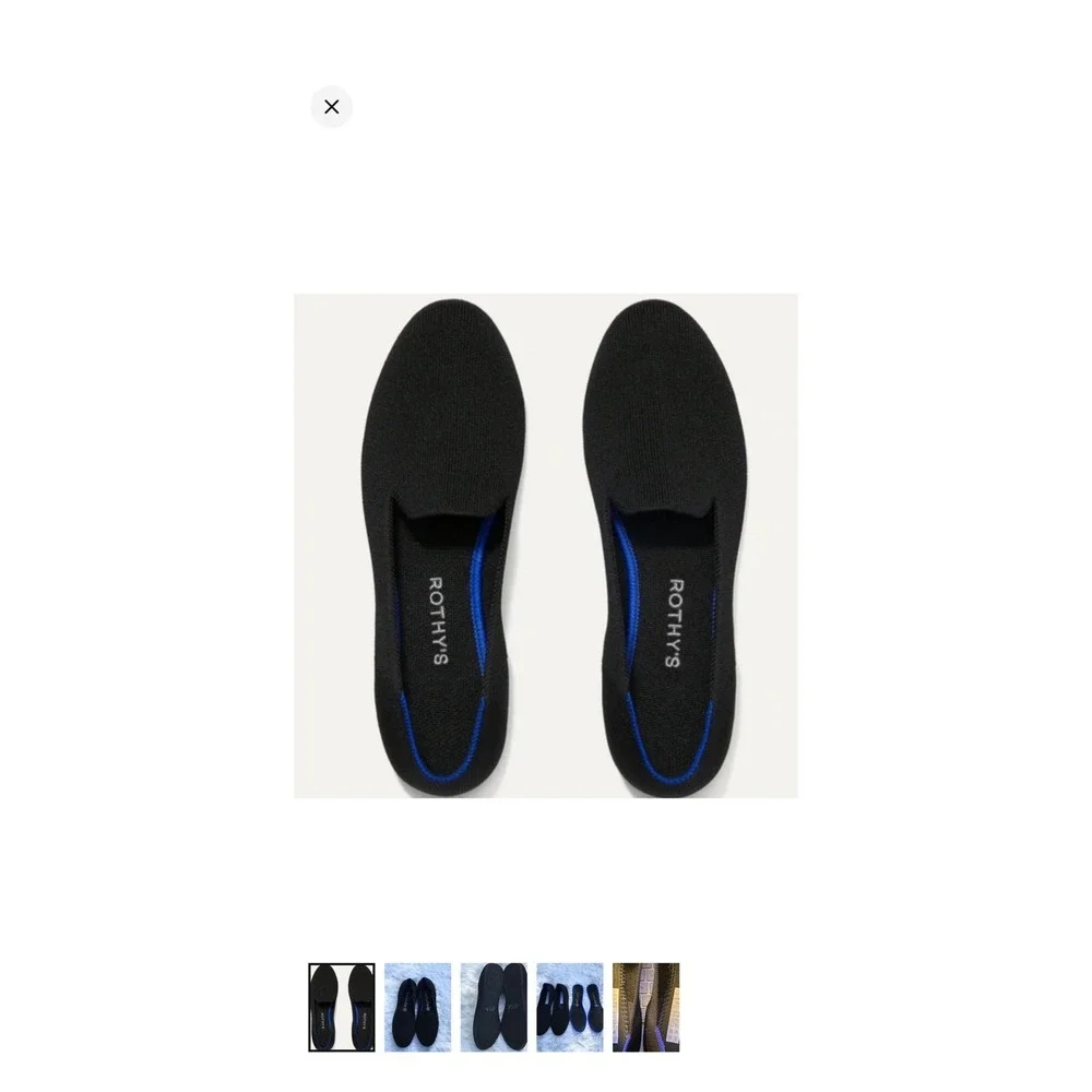 ROTHY'S the round loafer black